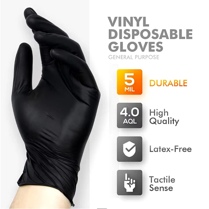 Black Disposable Gloves