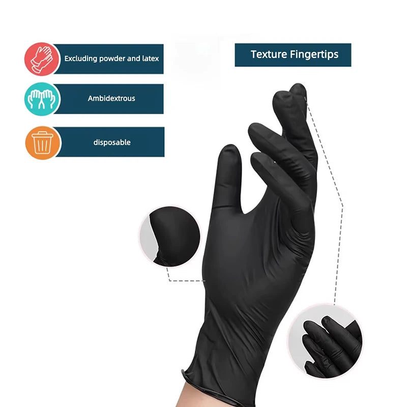 Black Disposable Gloves
