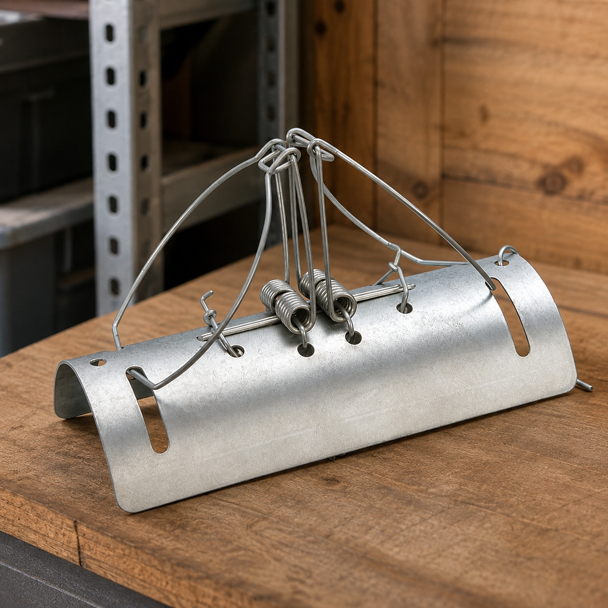 Galvanized Metal Mole Tunnel Trap